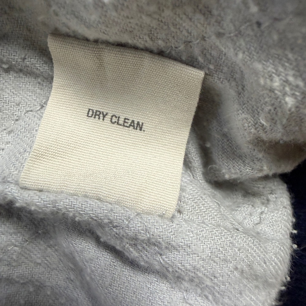 Ruehl No. 925 Hooded Peacoat Wool Blend Navy Blue Size Medium Dark Academia - Picture 7 of 14